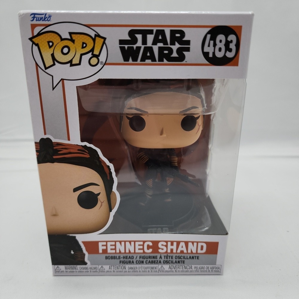 Funko Pop Star‎ Wars The Mandalorian Fennec Shand 483 Bobblehead Figure